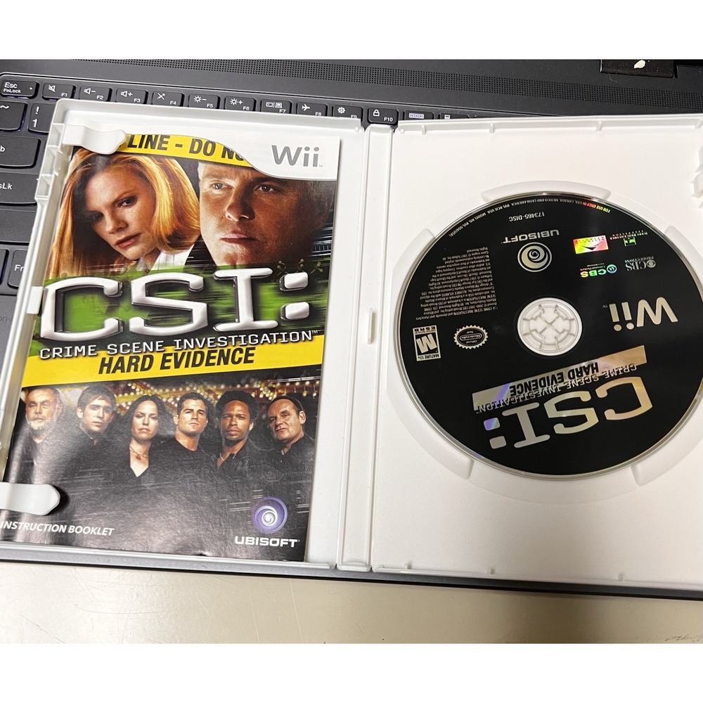 033-011 CSI Deadly Intent Nintendo Wii‎ (2009 Video Game Combine Shipping - Picture 3 of 4